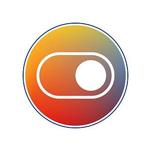 Runder Kreis in bunt